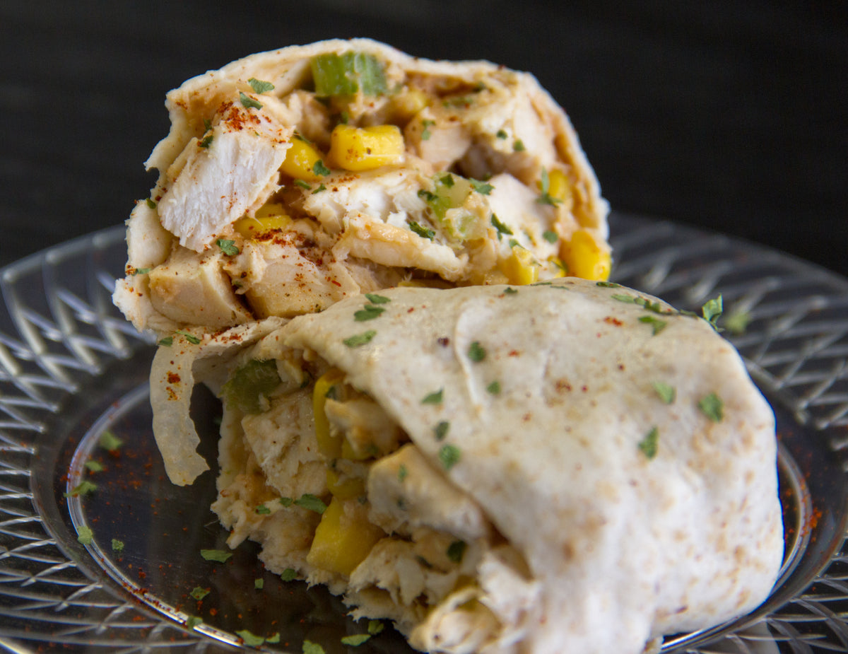 BBQ Chicken Salad Wrap – Just Right Eating