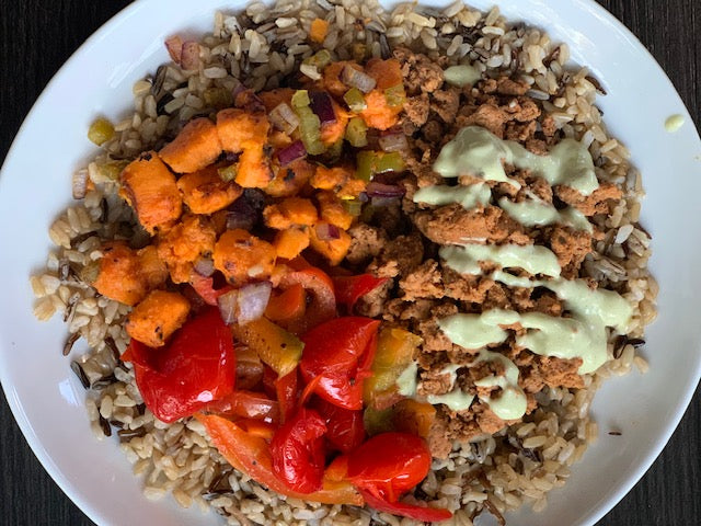 Ancho Sweet Potato Bowl - Choose your Protein