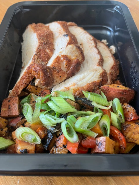Cajun Oven Roasted Turkey & Skinny Hash