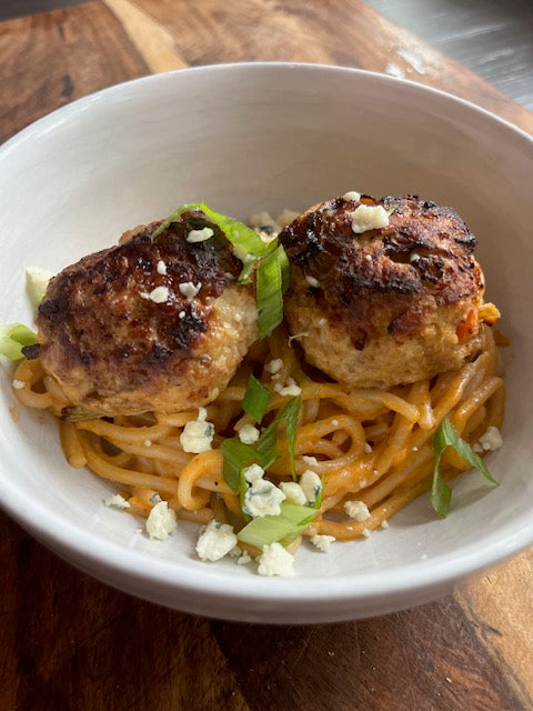 Buffalo Spaghetti & Meatballs