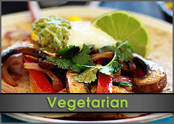 Mushroom Fajita & Refried Beans