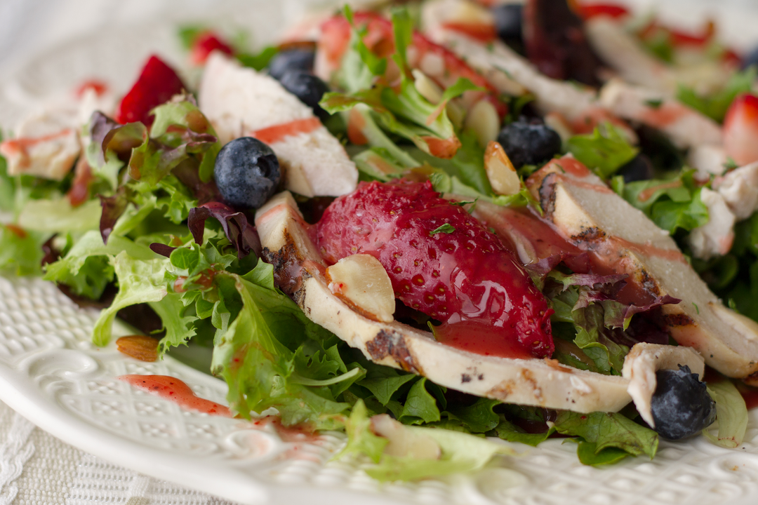 Berry Almond Chicken Salad