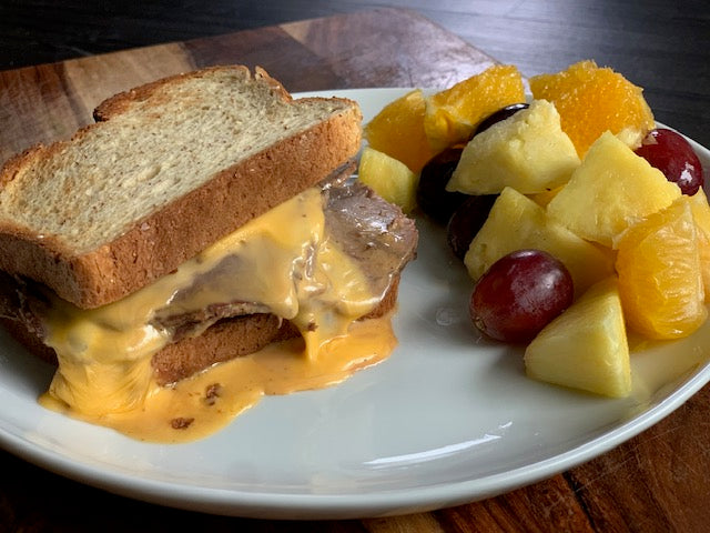 Steak Sandwich w/ Fruit Cup