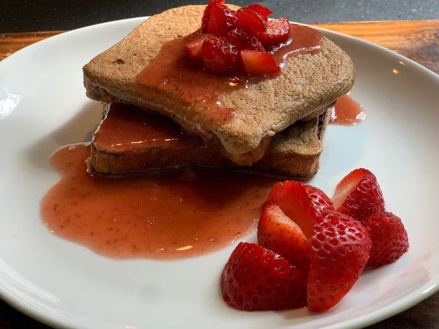 French Toast w. Strawberry Reduction