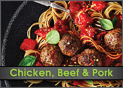 Spaghetti & Meatballs w/ Side Salad