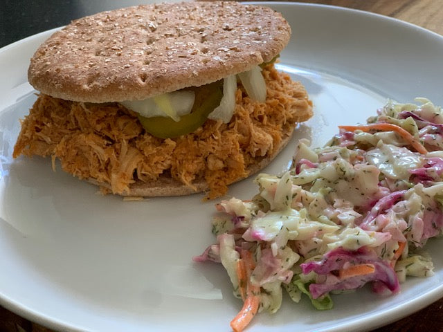 BBQ Chicken Sandwich w/ Cole Slaw