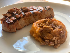 BBQ Pork Chop & Sweet Potato Mash