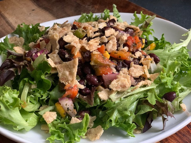 Black Bean Lettuce Salad